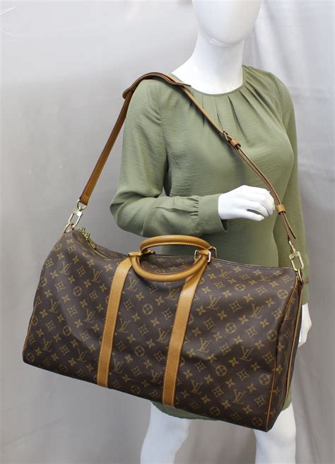 vintage louis vuitton monogram 50 keepall travel bag|louis vuitton keepall 50 price.